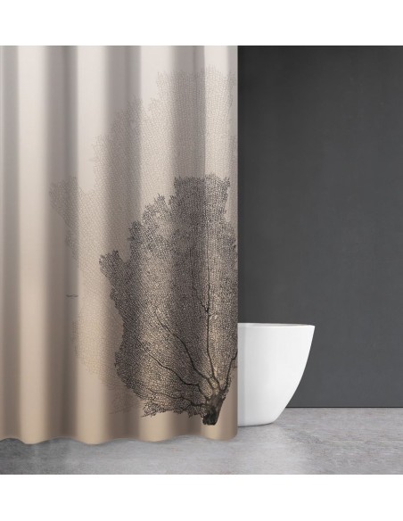 Κουρτίνα Μπάνιου Sea Water 240x185 DES 621 Natural