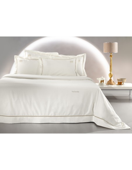 Σετ Σεντόνια Βαμβακοσατέν King Size 270x280 Blend Ecru-Ivory