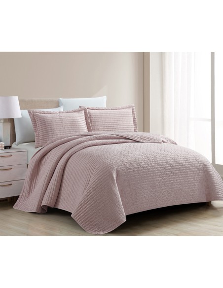 Σετ Κουβερλί Ημιδιπλο 180x240 Mabelle Dusty Rose