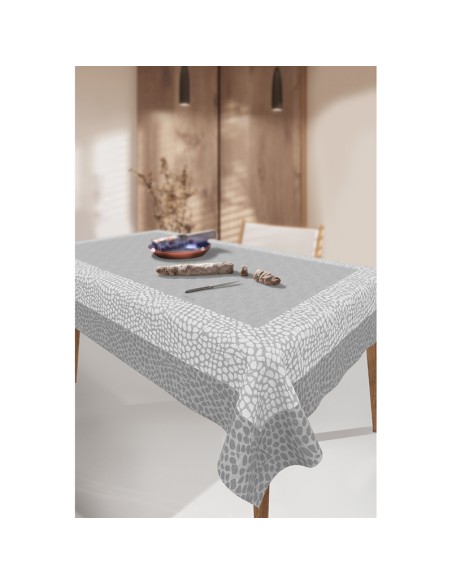 Αλέκιαστο Τραπεζομάντηλο 145x220 1047 Silver