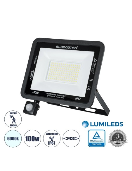 GLOBOSTAR® AURORA 61443 Προβολέας με Ανιχνευτή PIR /...