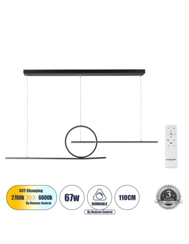 GLOBOSTAR® TEREZA 61288 Μοντέρνο Κρεμαστό...