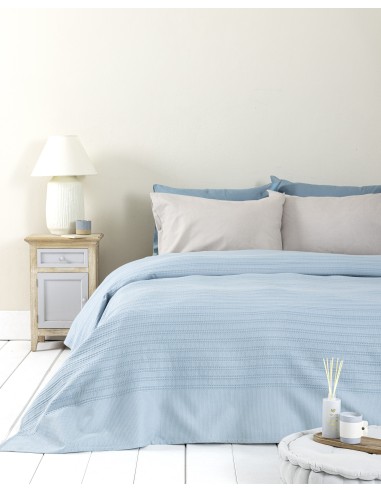 Κουβέρτα Υπέρδιπλη 220x240 - Dune Denim Blue