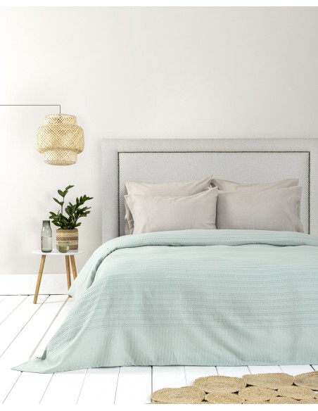 Κουβέρτα Μονή 160x240 - Dune Minty Blue