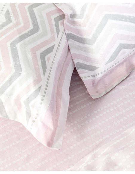 Σετ Σεντόνια Υπέρδιπλα με Λάστιχο Για Στρώμα 160x200+32 - Hamptons