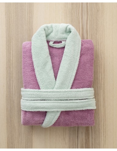 Μπουρνούζι Ease - Small - Mauve Pink / Mint