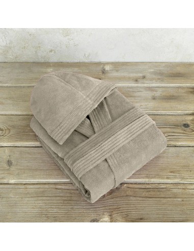 Μπουρνούζι Zen Taupe Large