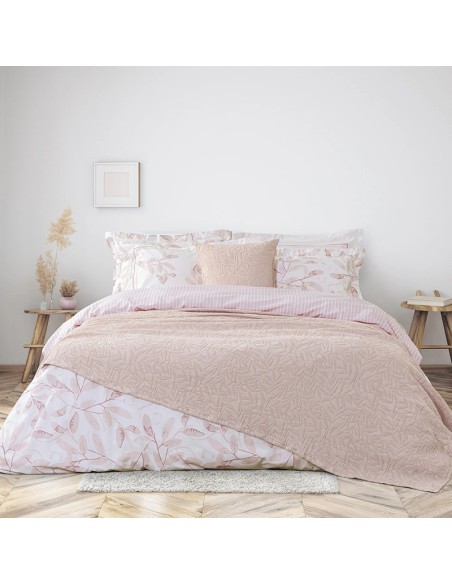 Κουβέρτα Πικέ Υπερδιπλη 220x240 Nuve Powder Pink