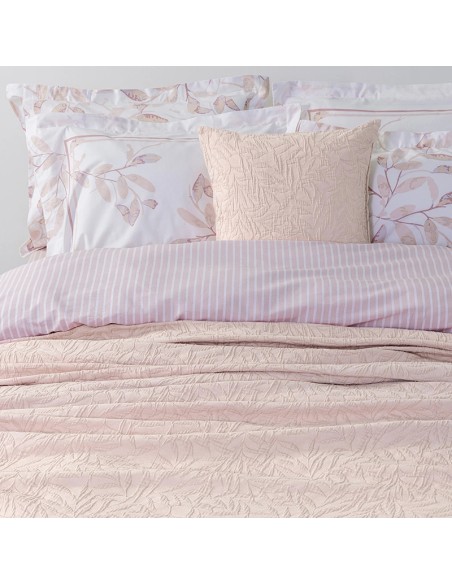 Κουβέρτα Πικέ Υπερδιπλη 220x240 Nuve Powder Pink