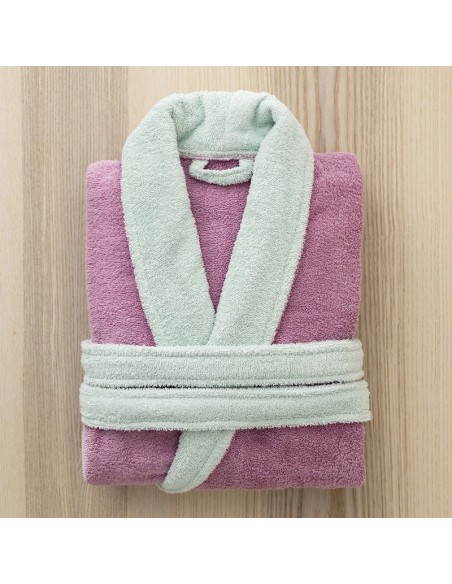 Μπουρνούζι Ease mauve/mint Large