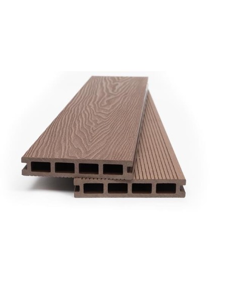 DECK-WPC ΔΑΠΕΔΟΥ ΝΕΑΣ ΓΕΝΙΑΣ 25/146mm L.BROWN 8040