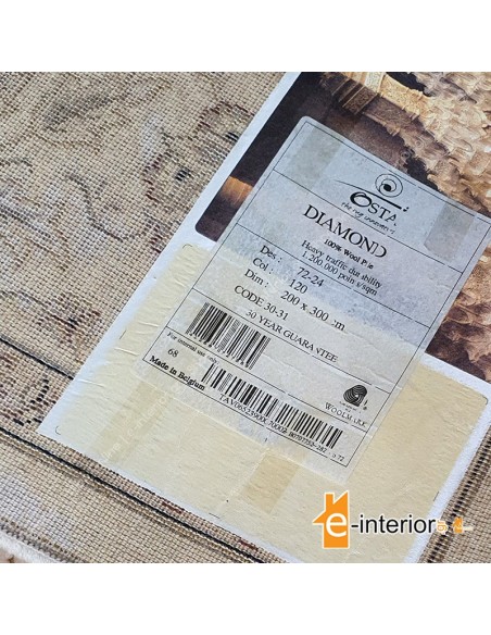 Ολόμαλλο Χαλί Osta Diamond 7224/120 - 200 x 300