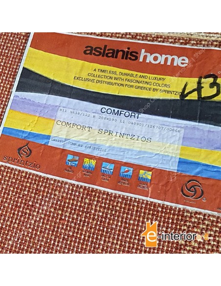 Χαλί Comfort Aslanis 5638/122 Red - 200 x 290