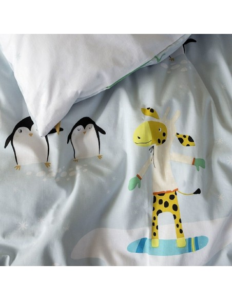 Σετ Παπλωματοθήκη Μονή - Frosty