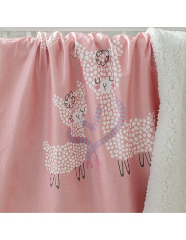 Κουβέρτα Λίκνου 80x110 - Llama Love