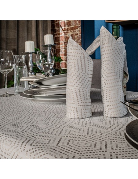 Τραπεζομάντηλο Roussilon - 160x250cm + 12 πετσέτες