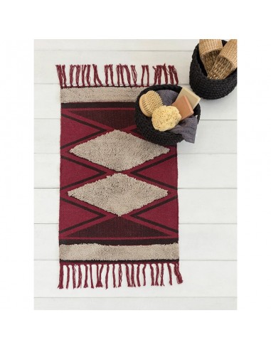 Πατάκι Μπάνιου 50x80 Zahara - Dark Red