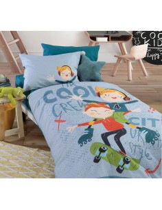 Σετ Παπλωματοθήκη Παιδική 170x260 City Scaters