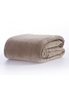Κουβέρτα Fleece Υπέρδιπλη 220x240 Cosy Beige