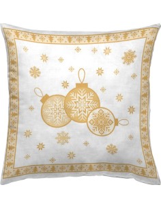 Σετ Διακοσμητικά Μαξιλαράκια 2τμχ 47x47 Flash 018 Gold