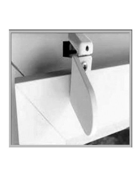 Σετ Κρεμαστές Βάσεις Στήριξης για Roller/Στόρια χωρίς τρύπημα μεταλλικές low profile