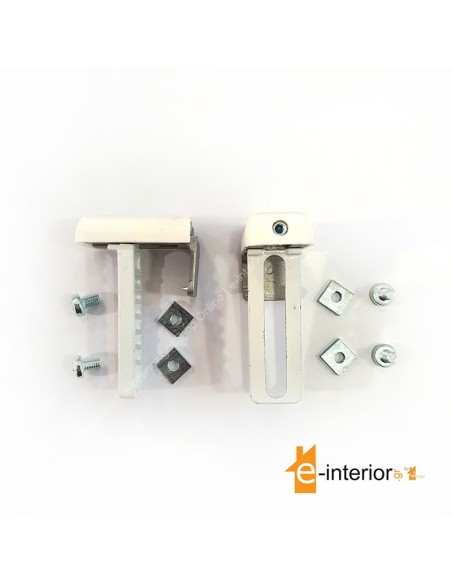 Σετ Κρεμαστές Βάσεις Στήριξης για Roller/Στόρια χωρίς τρύπημα μεταλλικές low profile