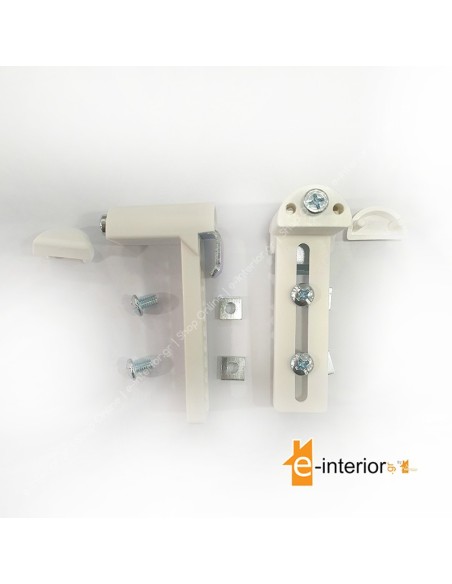 Σετ Κρεμαστές Βάσεις Στήριξης για Roller/Στόρια χωρίς τρύπημα πλαστικές