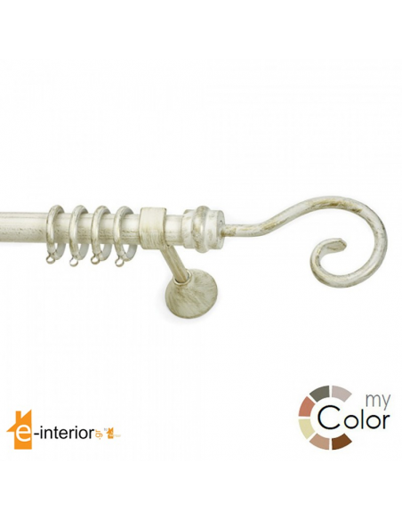 Κουρτινόξυλο SONIA σε 56 χρώματα Φ25