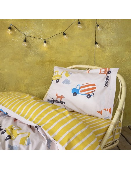 Σετ Παπλωματοθήκη Μονή - Trucky