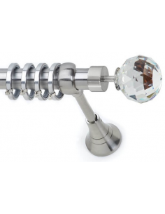 Κουρτινόξυλο S13 Νίκελ Σατινέ Φ25