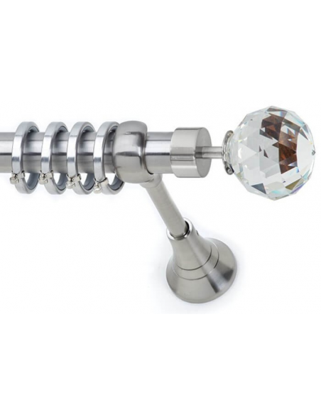 Κουρτινόξυλο S13 Νίκελ Σατινέ Φ25