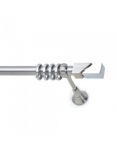 Κουρτινόξυλο S23 Νίκελ Σατινέ Φ25