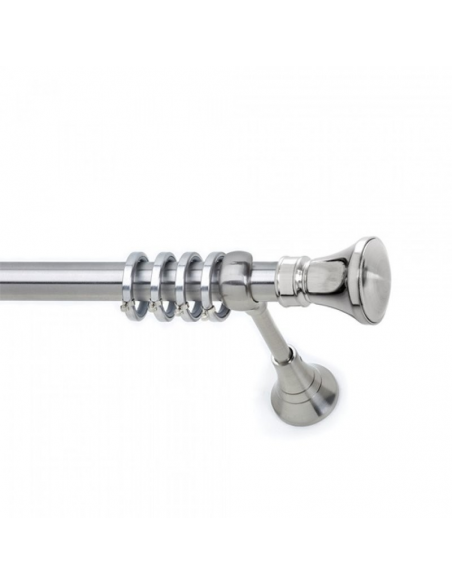 Κουρτινόξυλο S7 Νίκελ Σατινέ Φ25