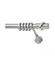 Κουρτινόξυλο S14 Νίκελ Σατινέ Φ25