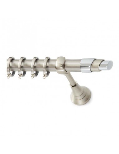Κουρτινόξυλο S16 Νίκελ Σατινέ Φ25