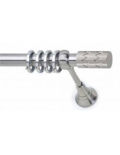 Κουρτινόξυλο S22 Νίκελ Σατινέ Φ25