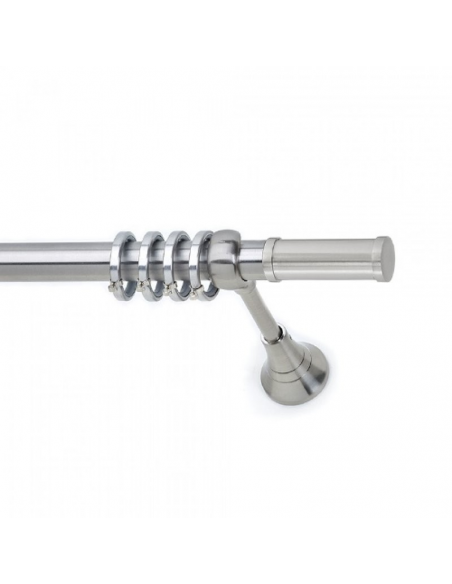 Κουρτινόξυλο S20 Νίκελ Σατινέ Φ25