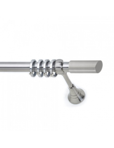 Κουρτινόξυλο S21 Νίκελ Σατινέ Φ25