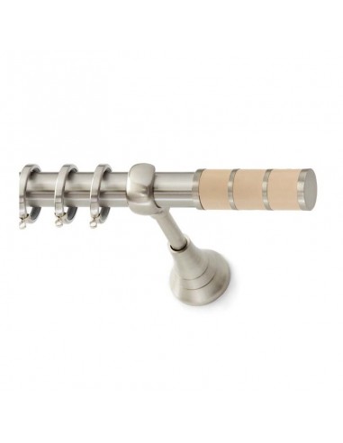 Κουρτινόξυλο S19 Νίκελ Σατινέ Χρώμα Γ Φ25