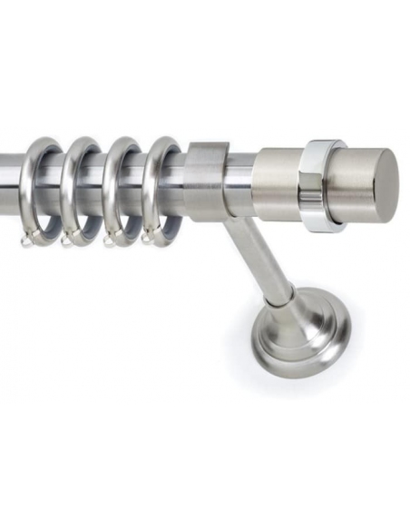 Κουρτινόξυλο Νίκελ Σατινέ SUN Φ35