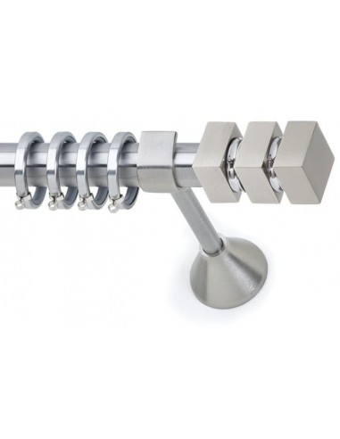 Κουρτινόξυλο Νίκελ Σατινέ APOLON Φ25