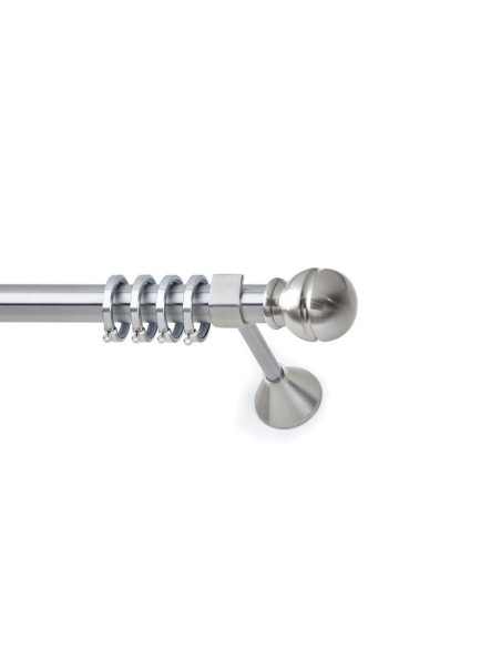 Κουρτινόξυλο Νίκελ Σατινέ ROMA Φ25