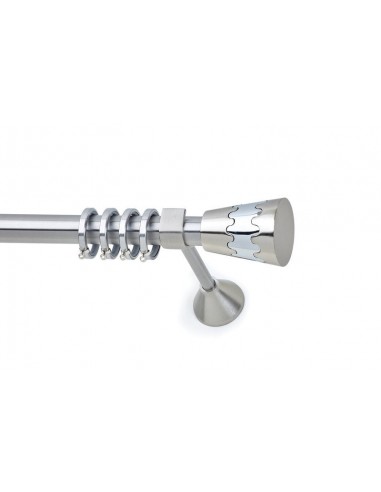 Κουρτινόξυλο Νίκελ Σατινέ VERANDA Φ25