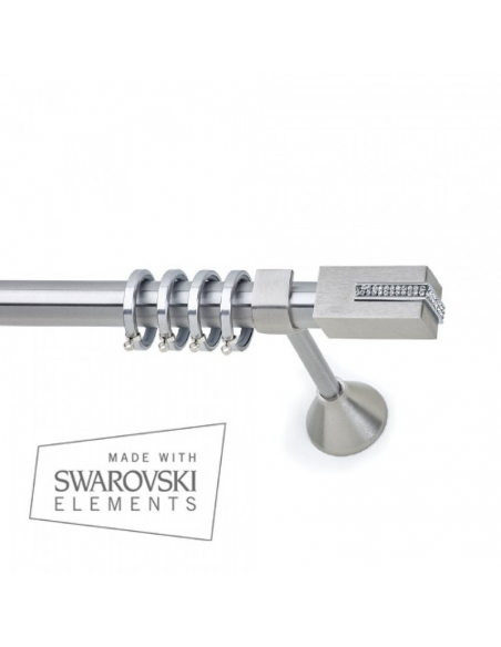 Κουρτινόξυλο Νίκελ Σατινέ SMART Φ25