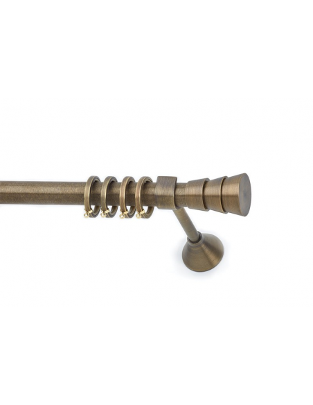 Κουρτινόξυλο Αντικέ TRIPLO Φ25