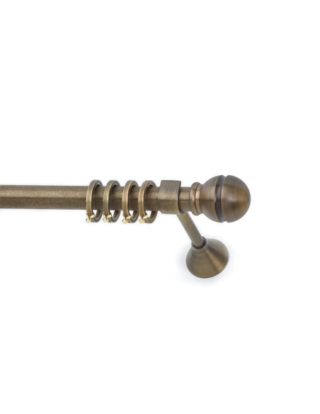 Κουρτινόξυλο Αντικέ ROMA Φ25