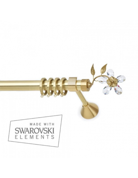 Κουρτινόξυλο Χρυσό MARGARITA Φ25