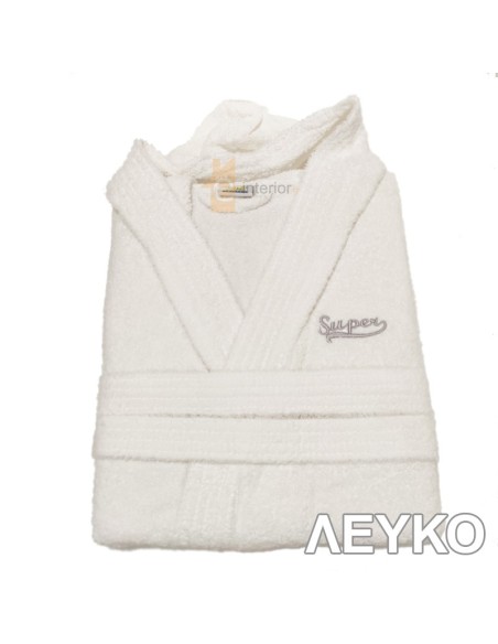 Μπουρνούζι Super - No. 4 έως 6 - WHITE