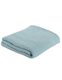 Βρεφική Κουβέρτα Αγκαλιάς 80x110 Whisper Aqua