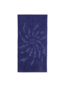 Πετσέτα Θαλάσσης 80x160 Shark Style Blue